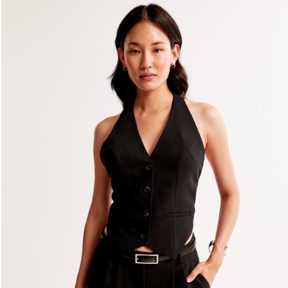 Abercrombie Mara Tailored Halter Vest